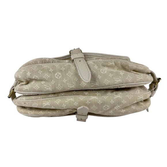 Auth LOUIS VUITTON Monogram Mini Lin Saumur 30 Crossbody Bag - Picture 3 of 14